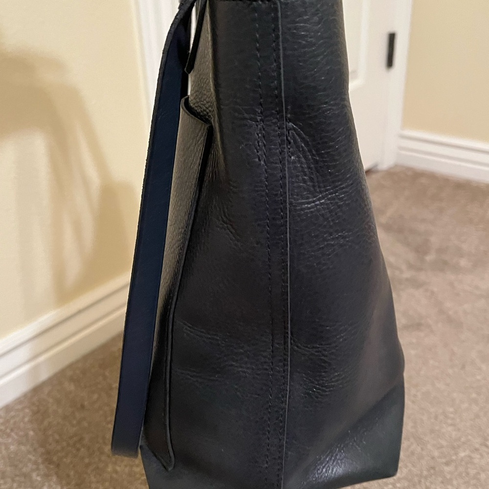 Madewell The Zip-Top Medium Transport Tote leather purse bag Crossbody Shoulder - Picture 7 of 15
